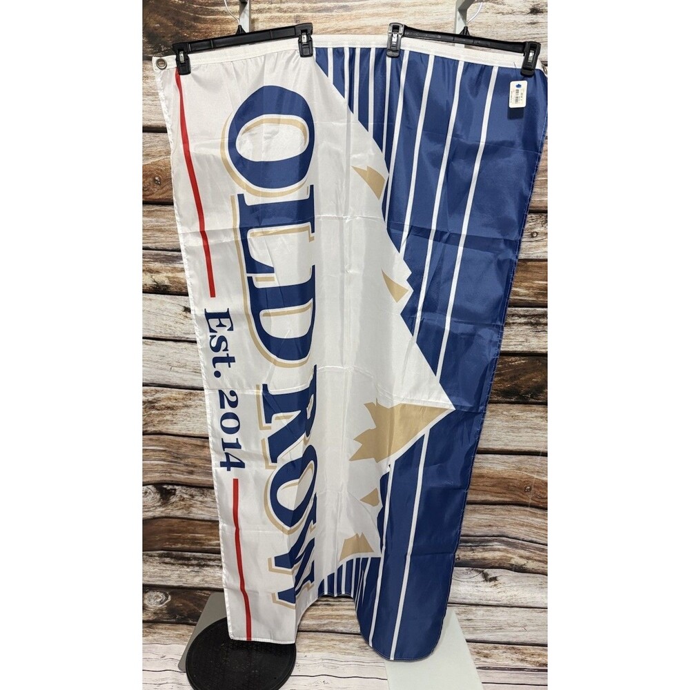 Old Row Blue White Frat House Flag Grommet 4x6 New